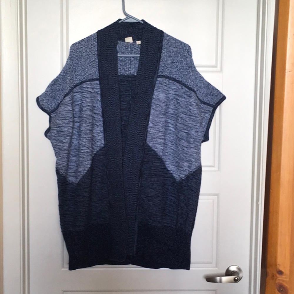 GAP Blue ombré open cardigan